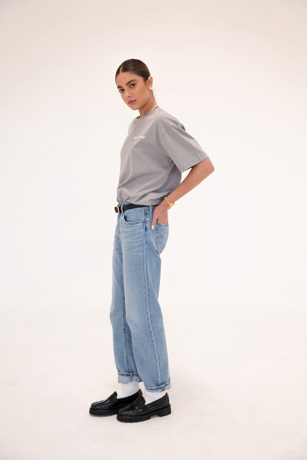 Timeless Tee (Moonstone Grey)